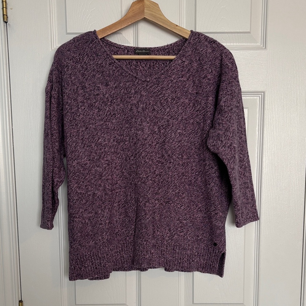 Eddie Bauer 3/4 sleeve sweater